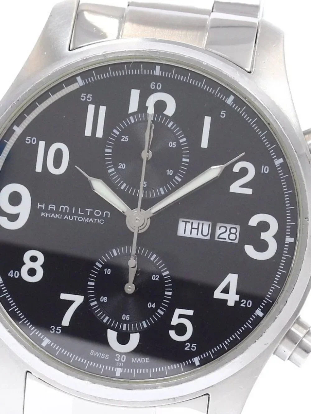 HAMILTON Khaki Officer H717160 Chronograph day date Automatic Men's Watch